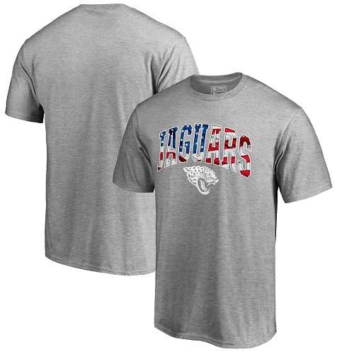 Men's Jacksonville Jaguars Pro Line by Fanatics Branded Heathered Gray Banner Wave T-Shirt