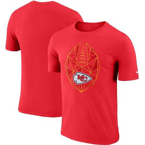 Men's Kansas City Chiefs Nike Red Fan Gear Icon Performance T-Shirt