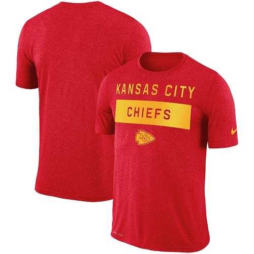 Men's Kansas City Chiefs Nike Red Sideline Legend Lift Performance T-Shirt