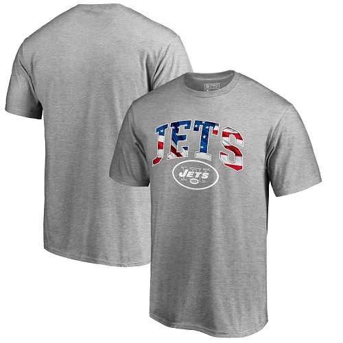 Men's New York Jets Pro Line by Fanatics Branded Heathered Gray Banner Wave T-Shirt