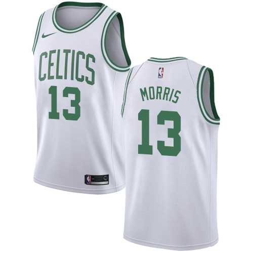 Men's Nike Boston Celtics #13 Marcus Morris White NBA Swingman Association Edition Jersey