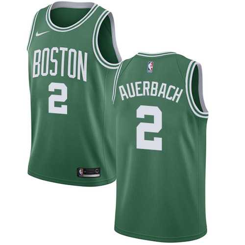 Men's Nike Boston Celtics #2 Red Auerbach Green NBA Swingman Icon Edition Jersey