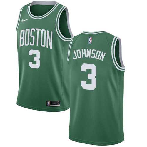 Men's Nike Boston Celtics #3 Dennis Johnson Green NBA Swingman Icon Edition Jersey
