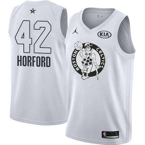 Men's Nike Boston Celtics #42 Al Horford White NBA Jordan Swingman 2018 All-Star Game Jersey