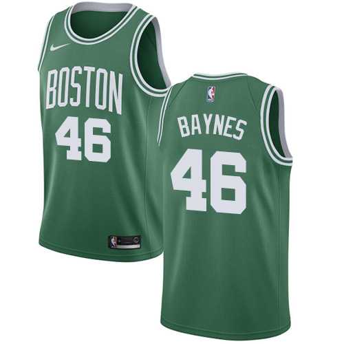 Men's Nike Boston Celtics #46 Aron Baynes Green NBA Swingman Icon Edition Jersey