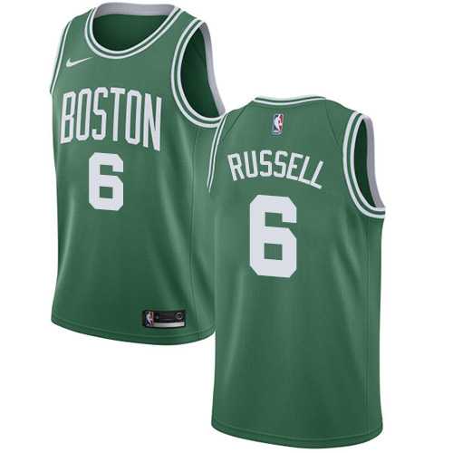 Men's Nike Boston Celtics #6 Bill Russell Green NBA Swingman Icon Edition Jersey