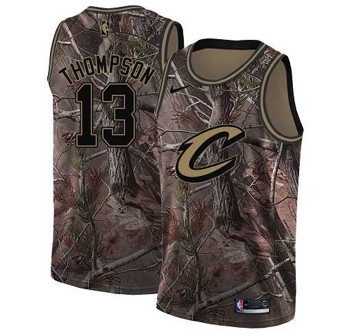 Men's Nike Cleveland Cavaliers #13 Tristan Thompson Camo NBA Swingman Realtree Collection Jersey