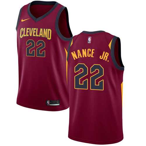 Men's Nike Cleveland Cavaliers #22 Larry Nance Jr. Red NBA Swingman Icon Edition Jersey