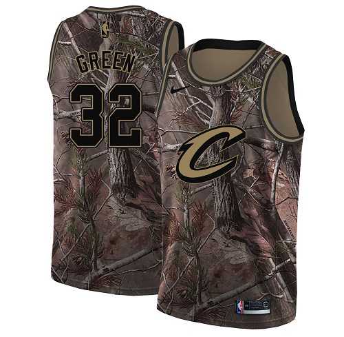 Men's Nike Cleveland Cavaliers #32 Jeff Green Camo NBA Swingman Realtree Collection Jersey