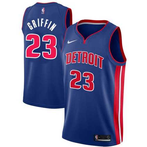 Men's Nike Detroit Pistons #23 Blake Griffin Blue NBA Swingman Icon Edition Jersey