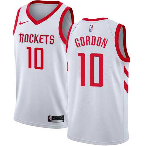 Men's Nike Houston Rockets #10 Eric Gordon White NBA Swingman Association Edition Jersey