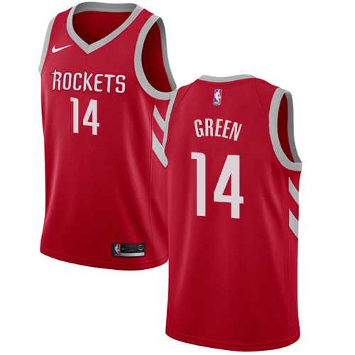 Men's Nike Houston Rockets #14 Gerald Green Red NBA Swingman Icon Edition Jersey