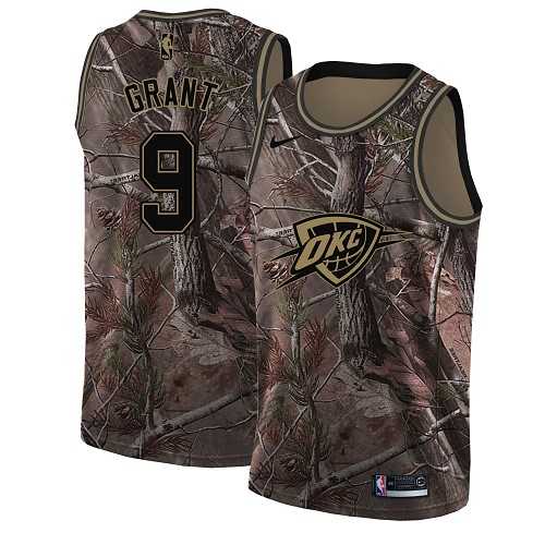 Men's Nike Oklahoma City Thunder #9 Jerami Grant Camo NBA Swingman Realtree Collection Jersey