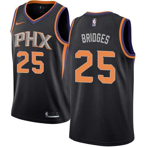 Men's Nike Phoenix Suns #25 Mikal Bridges Black NBA Swingman Statement Edition Jersey