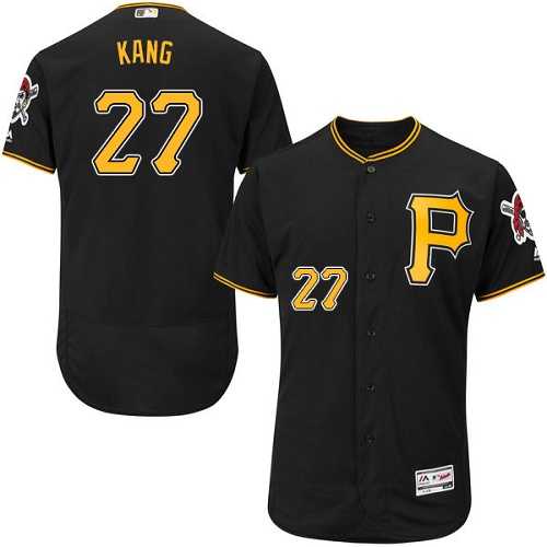 Men's Pittsburgh Pirates #27 Jung-ho Kang Black Flexbase Authentic Collection Stitched MLB