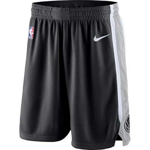 Men's San Antonio Spurs Nike Black Icon Swingman Basketball Shorts
