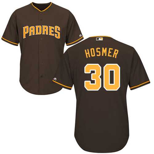 Men's San Diego Padres #30 Eric Hosmer Brown New Cool Base Stitched MLB