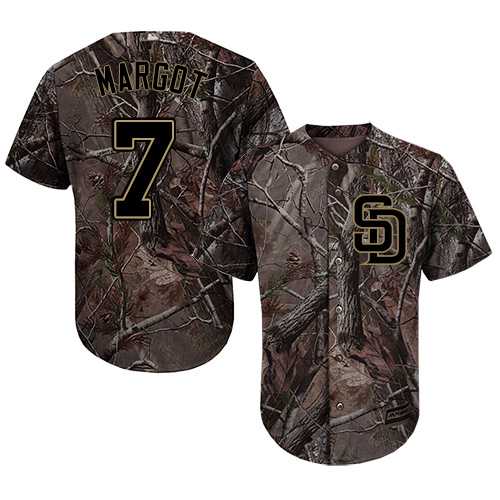 Men's San Diego Padres #7 Manuel Margot Camo Realtree Collection Cool Base Stitched MLB