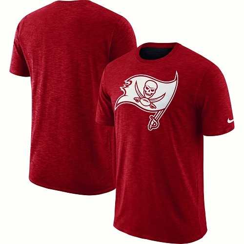 Men's Tampa Bay Buccaneers Nike Red Sideline Cotton Slub Performance T-Shirt