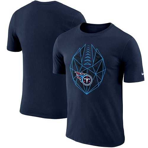 Men's Tennessee Titans Nike Navy Fan Gear Icon Performance T-Shirt