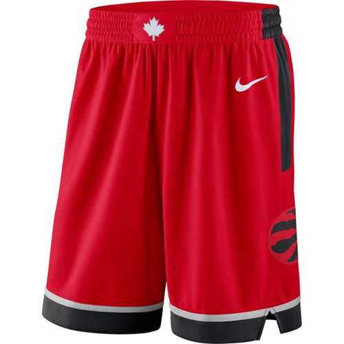 Men's Toronto Raptors Nike Red Icon Swingman Basketball Shorts