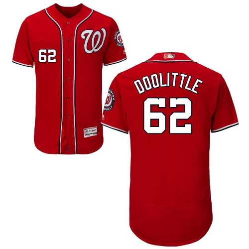 Men's Washington Nationals #62 Sean Doolittle Red Flexbase Authentic Collection Stitched MLB