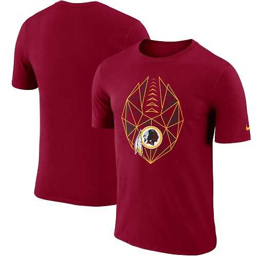 Men's Washington Redskins Nike Burgundy Fan Gear Icon Performance T-Shirt