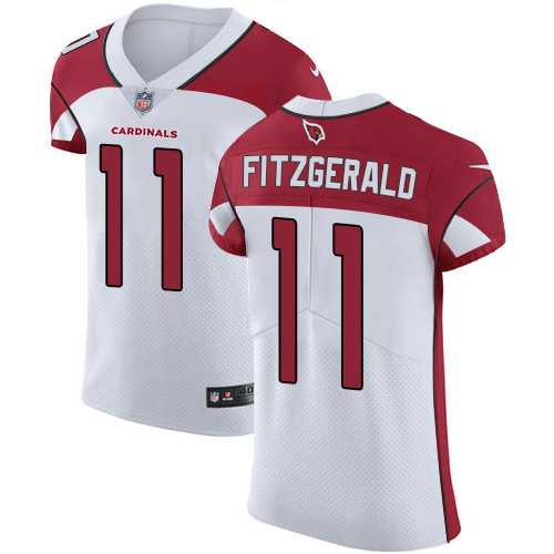 Nike Arizona Cardinals #11 Larry Fitzgerald White Men's Stitched NFL Vapor Untouchable Elite Jersey