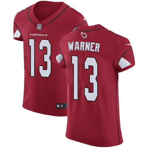 Nike Arizona Cardinals #13 Kurt Warner Red Team Color Men's Stitched NFL Vapor Untouchable Elite Jersey