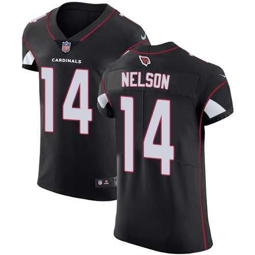 Nike Arizona Cardinals #14 J.J. Nelson Black Alternate Men's Stitched NFL Vapor Untouchable Elite Jersey