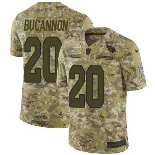 Nike Arizona Cardinals #20 Deone Bucannon Camo Men's Stitched NFL Limited 2018 Salute to Service Jersey