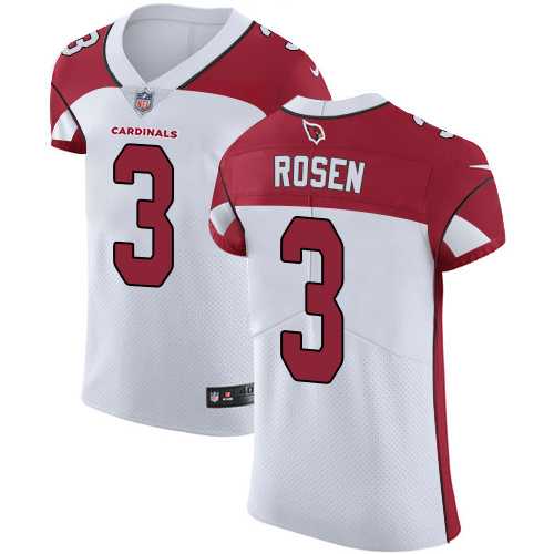 Nike Arizona Cardinals #3 Josh Rosen White Men's Stitched NFL Vapor Untouchable Elite Jersey