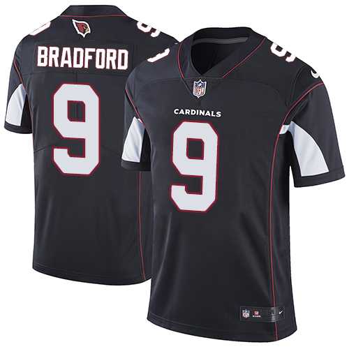 Nike Arizona Cardinals #9 Sam Bradford Black Alternate Men's Stitched NFL Vapor Untouchable Limited Jersey