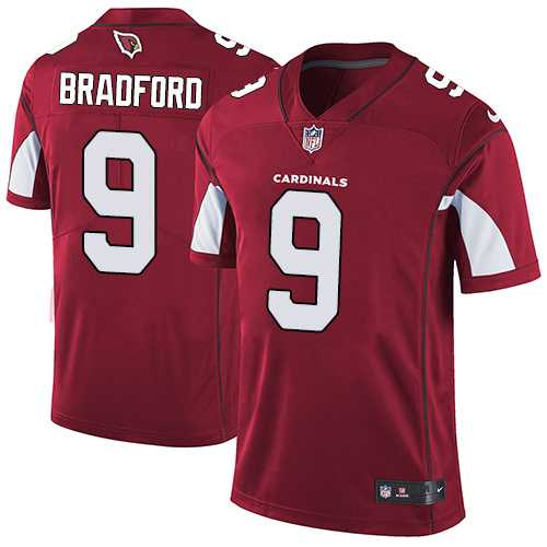 Nike Arizona Cardinals #9 Sam Bradford Red Team Color Men's Stitched NFL Vapor Untouchable Limited Jersey