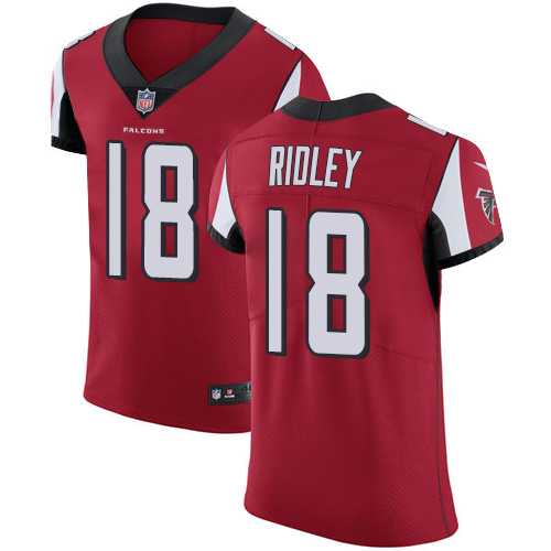 Nike Atlanta Falcons #18 Calvin Ridley Red Team Color Men's Stitched NFL Vapor Untouchable Elite Jersey