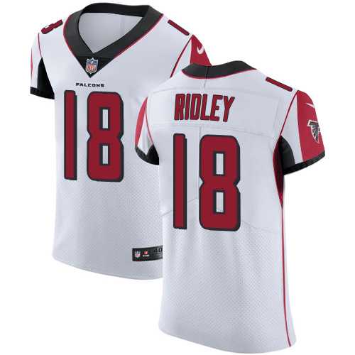 Nike Atlanta Falcons #18 Calvin Ridley White Men's Stitched NFL Vapor Untouchable Elite Jersey