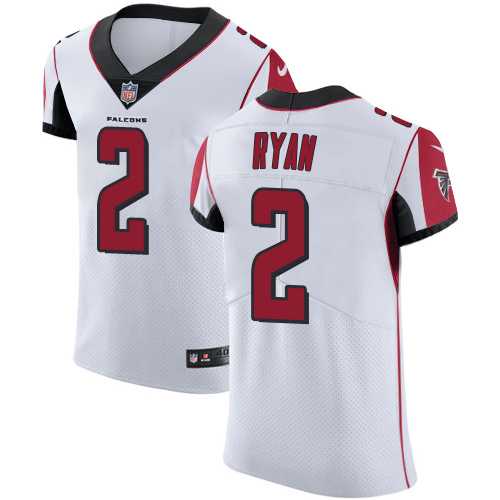 Nike Atlanta Falcons #2 Matt Ryan White Men's Stitched NFL Vapor Untouchable Elite Jersey