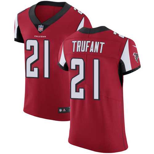 Nike Atlanta Falcons #21 Desmond Trufant Red Team Color Men's Stitched NFL Vapor Untouchable Elite Jersey