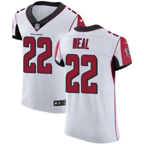 Nike Atlanta Falcons #22 Keanu Neal White Men's Stitched NFL Vapor Untouchable Elite Jersey