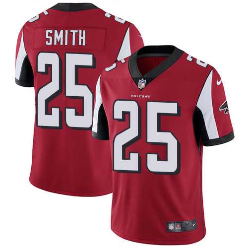 Nike Atlanta Falcons #25 Ito Smith Red Team Color Men's Stitched NFL Vapor Untouchable Limited Jersey