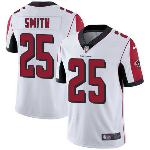 Nike Atlanta Falcons #25 Ito Smith White Men's Stitched NFL Vapor Untouchable Limited Jersey