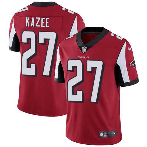 Nike Atlanta Falcons #27 Damontae Kazee Red Team Color Men's Stitched NFL Vapor Untouchable Limited Jersey