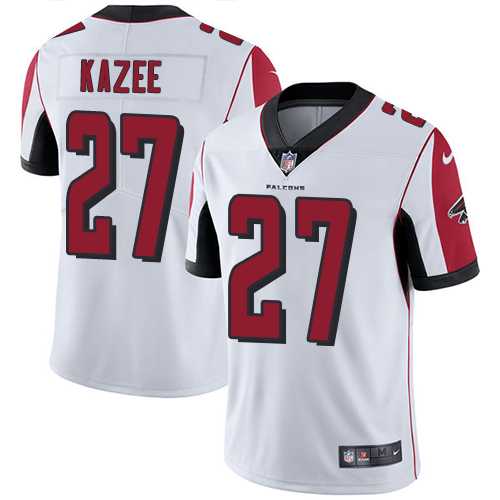 Nike Atlanta Falcons #27 Damontae Kazee White Men's Stitched NFL Vapor Untouchable Limited Jersey Nike Atlanta Falcons #27 Damontae Kazee White Men's Stitched NFL Vapor Untouchable Limited Jersey