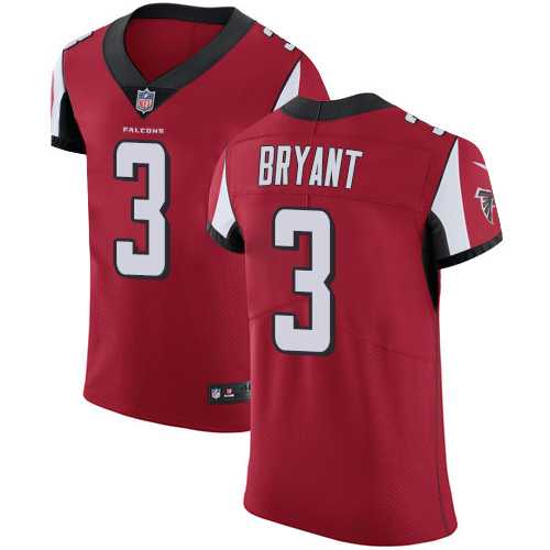 Nike Atlanta Falcons #3 Matt Bryant Red Team Color Men's Stitched NFL Vapor Untouchable Elite Jersey