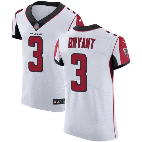 Nike Atlanta Falcons #3 Matt Bryant White Men's Stitched NFL Vapor Untouchable Elite Jersey