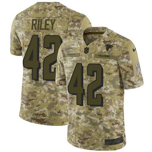 Nike Atlanta Falcons #42 Duke Riley Camo Men's Stitched NFL Limited 2018 Salute To Service Jersey
