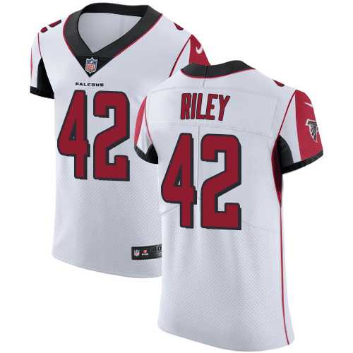Nike Atlanta Falcons #42 Duke Riley White Men's Stitched NFL Vapor Untouchable Elite Jersey
