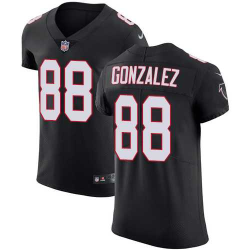 Nike Atlanta Falcons #88 Tony Gonzalez Black Alternate Men's Stitched NFL Vapor Untouchable Elite Jersey