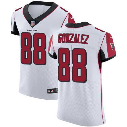 Nike Atlanta Falcons #88 Tony Gonzalez White Men's Stitched NFL Vapor Untouchable Elite Jersey