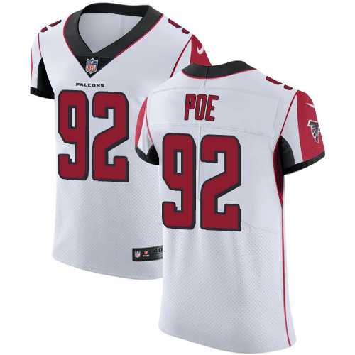 Nike Atlanta Falcons #92 Dontari Poe White Men's Stitched NFL Vapor Untouchable Elite Jersey